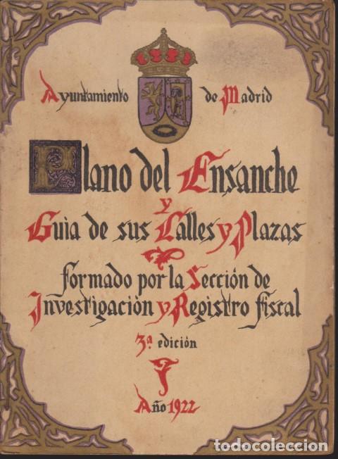 books: PLANO DEL ENSANCHE Y GUIA DE SUS CALLES Y PLAZAS