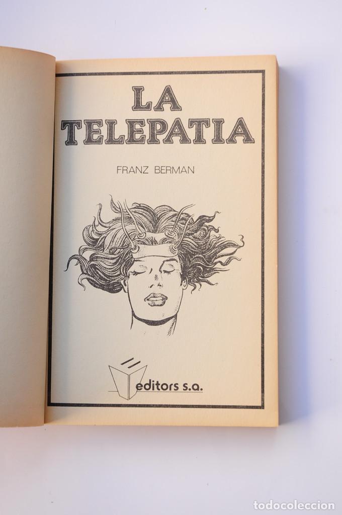 Libros: La telepat&iacute;a - BERMAN, Franz - Foto 2