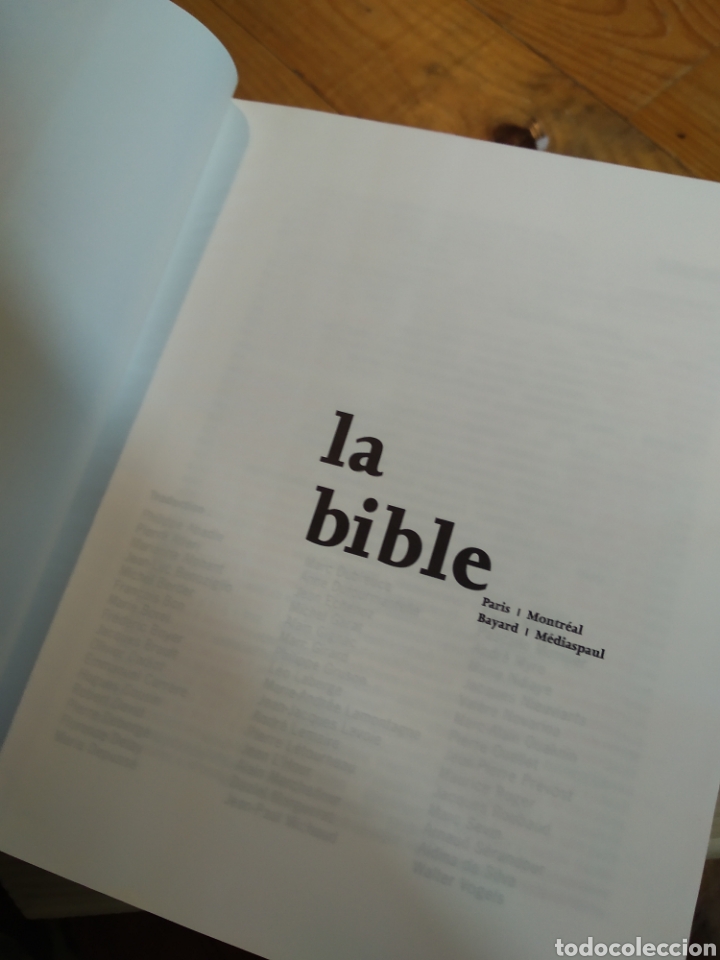 Libros: LA BIBLE. NOUVELLE TRADUCTION #3515 - Foto 3
