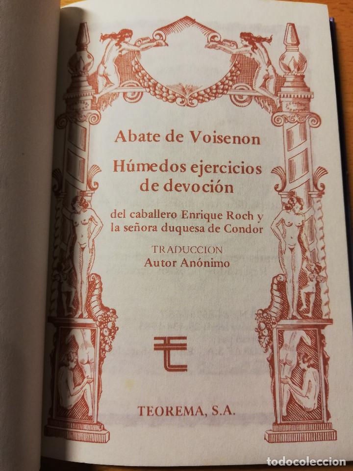 Libros: H&Uacute;MEDOS EJERCICIOS DE DEVOCI&Oacute;N (ABATE DE VOISENON) - Foto 2