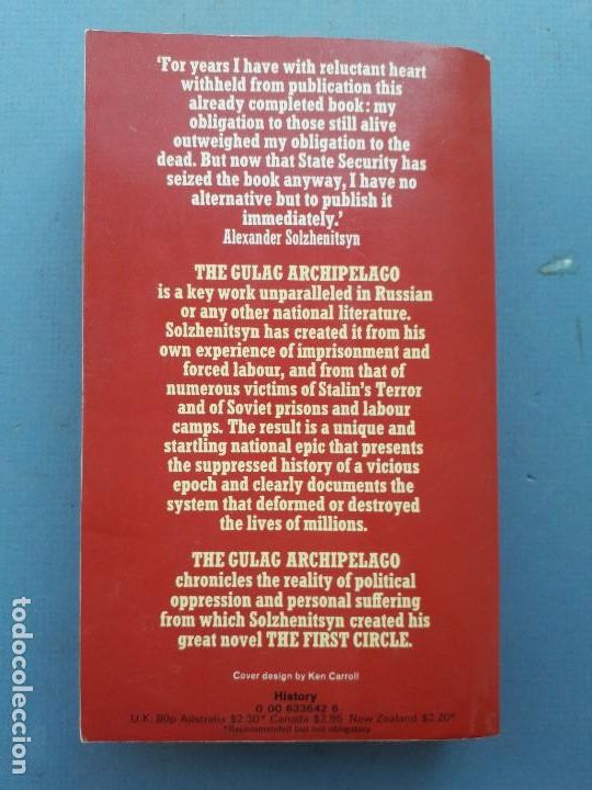Libros: libro en ingles: alexander solzhenitsyn, the gulag archipelago , 1974 - Foto 2