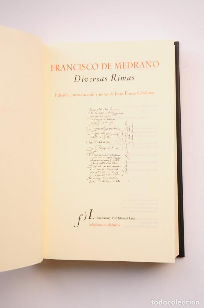 Libros: Diversas rimas - MEDRANO, Francisco de - Foto 3