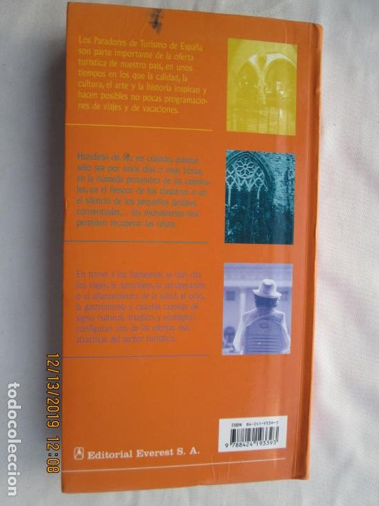 Libros: PARADORES, MONASTERIOS, BALNEARIOS - EDITORIAL EVEREST 2001. - Foto 2