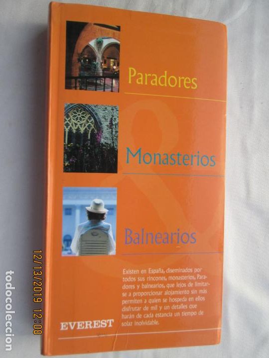 Libros: PARADORES, MONASTERIOS, BALNEARIOS - EDITORIAL EVEREST 2001. - Foto 1