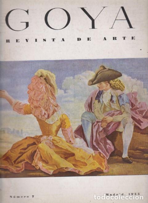 Libros: GOYA. REVISTA DE ARTE. N&ordm;7 - Foto 1