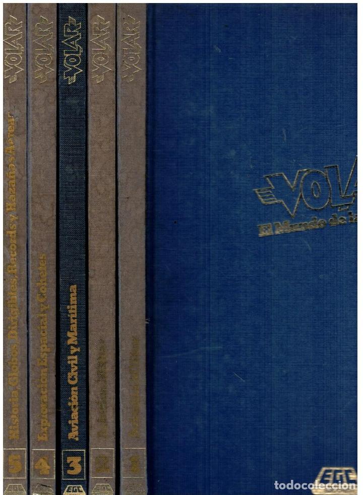 Libros: VOLAR. EL MUNDO DE LA AVIACI&Oacute;N. 5 vols. - Foto 1