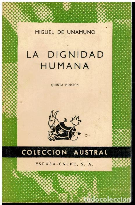 Libros: LA DIGNIDAD HUMANA. 5&ordf; ed. - Foto 1