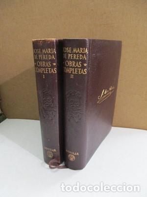 Libros: PEREDA, Jos&eacute; M&ordf; de. - OBRAS COMPLETAS. ( 2 tomos). - Foto 1