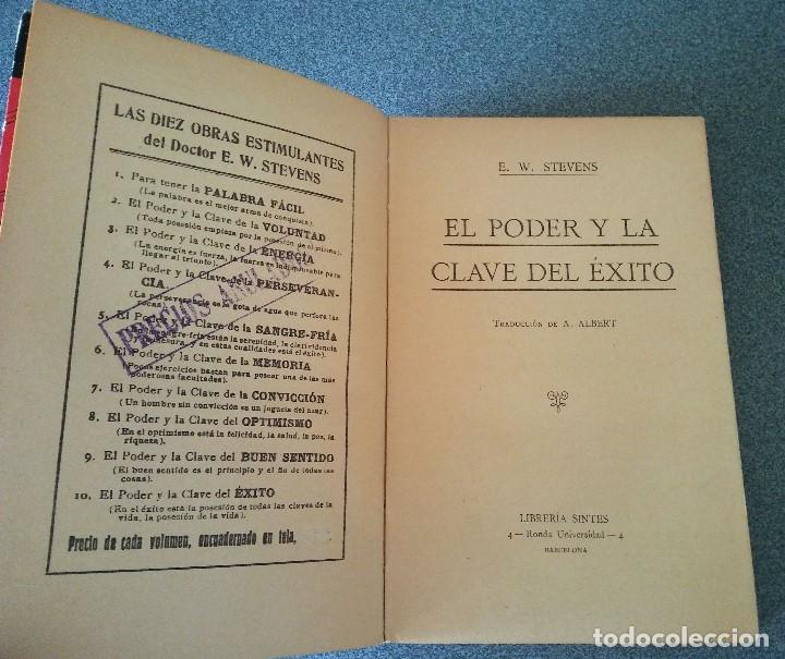 Libros: El Poder y la Clave del &Eacute;xito E.W. Stevens - Foto 6
