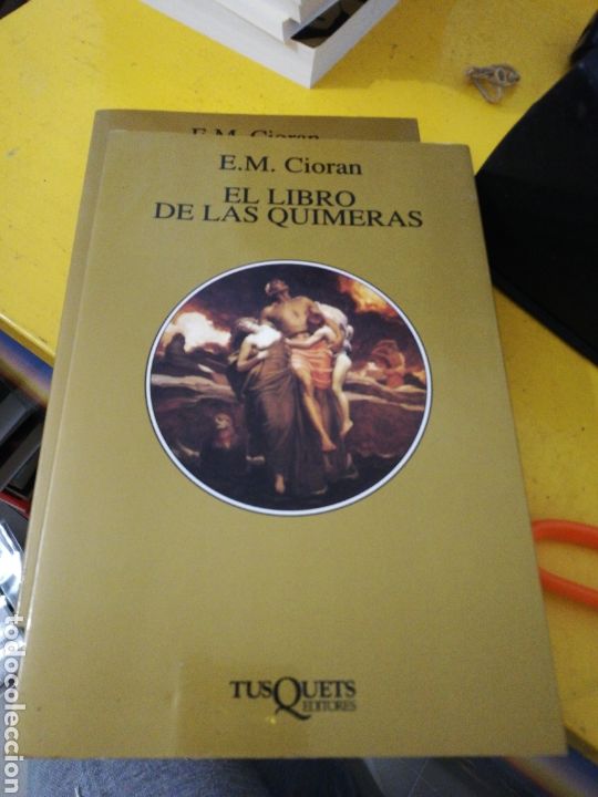 Libros: El libro de las quimeras E. M. Cioram, editorial tusquets - Foto 1
