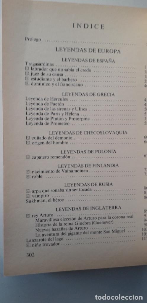 Libros: ANTOLOGIA DE LEYENDAS UNIVERSALES - VV.AA. - Foto 4