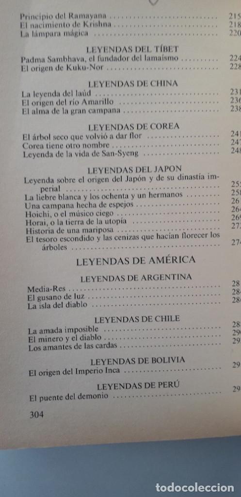 Libros: ANTOLOGIA DE LEYENDAS UNIVERSALES - VV.AA. - Foto 6