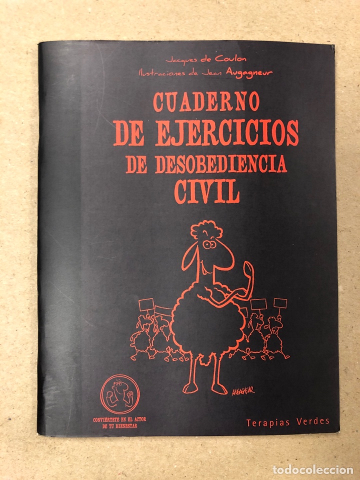 Libros: CUADERNO DE EJERCICIOS DE DESOBEDIENCIA CIVIL. JACQUES DE COULON. - Foto 1