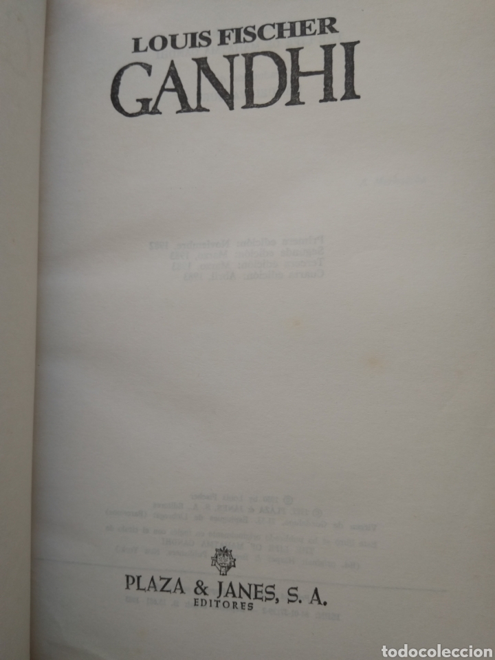 Libros: GANDHI/LOUIS FISCHER - Foto 2