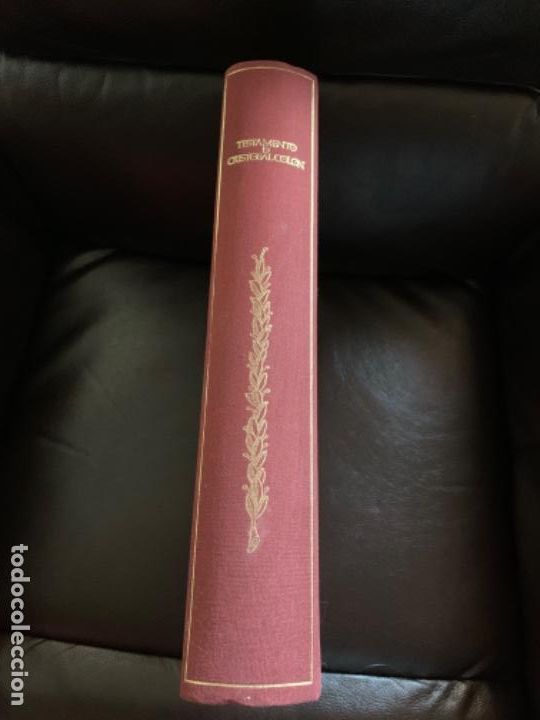 Libros: Facs&iacute;mil del &ldquo;Testamento de Cristobal Colon&rdquo; en estuche gran formato - Foto 4