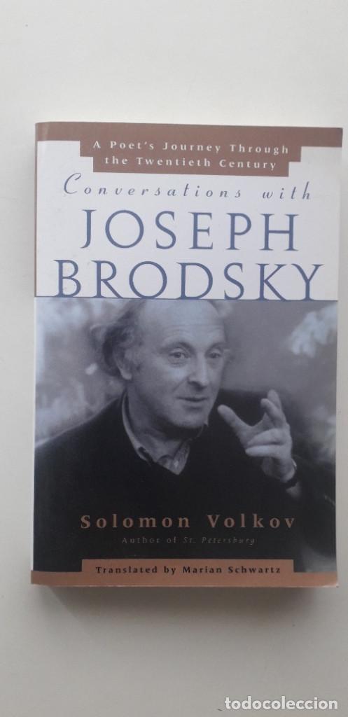Libros: CONVERSATIONS WITH JOSEPH BRODSKY - SOLOMON VOLKOV - Foto 1