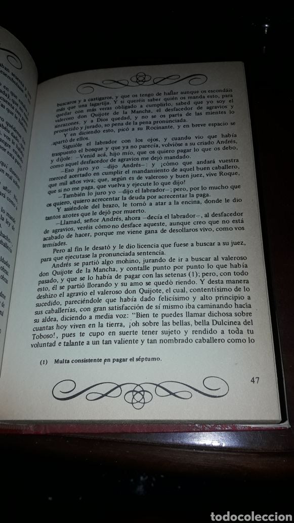 Libros: Don Quijote De La Mancha Tomo Primero Editorial Editors - Foto 7