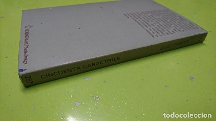 Libros: CINCUENTA CARACTERES, EL&Iacute;AS CANETTI - Foto 3