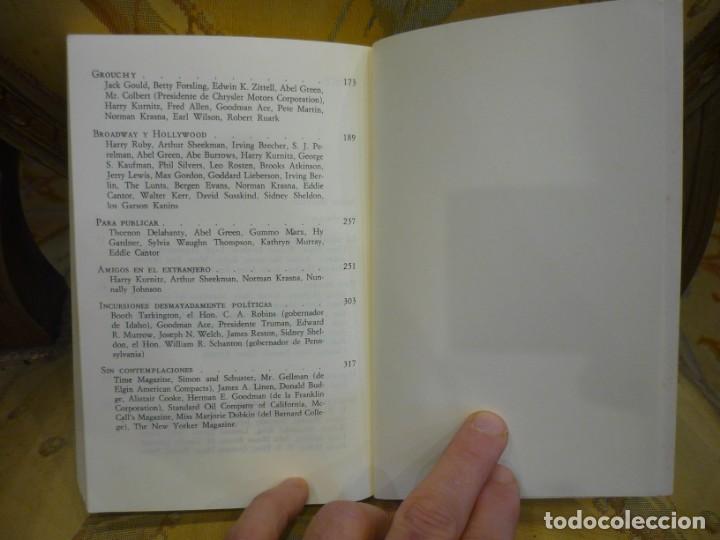 Libros: LAS CARTAS DE GROUCHO, DE GROUCHO MARX. - Foto 8