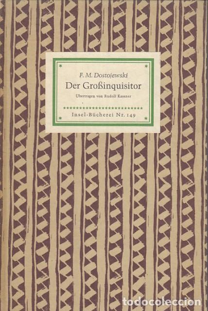 B&uuml;cher: DER GROSSINQUISITOR - DOSTOJEWSKI, F. M.
