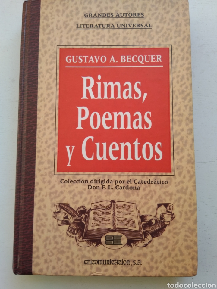 Libros: RIMAS POEMAS Y CUENTOS/GUSTAVO ADOLFO B&Eacute;CQUER - Foto 1