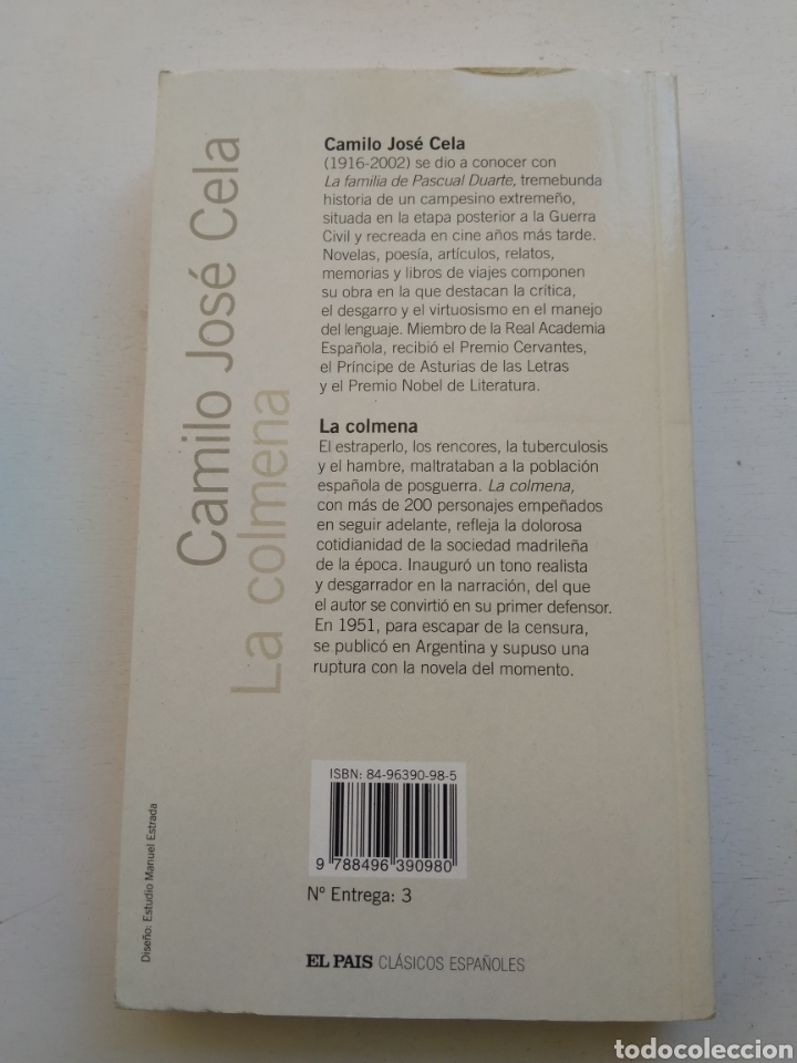Libros: LA COLMENA/CAMILO JOS&Eacute; CELA - Foto 2