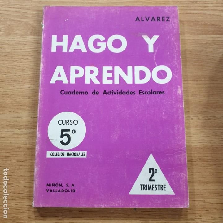 Libros: HAGO Y APRENDO 5 CURSO 2 TRIMESTRE ALVAREZ - Foto 1