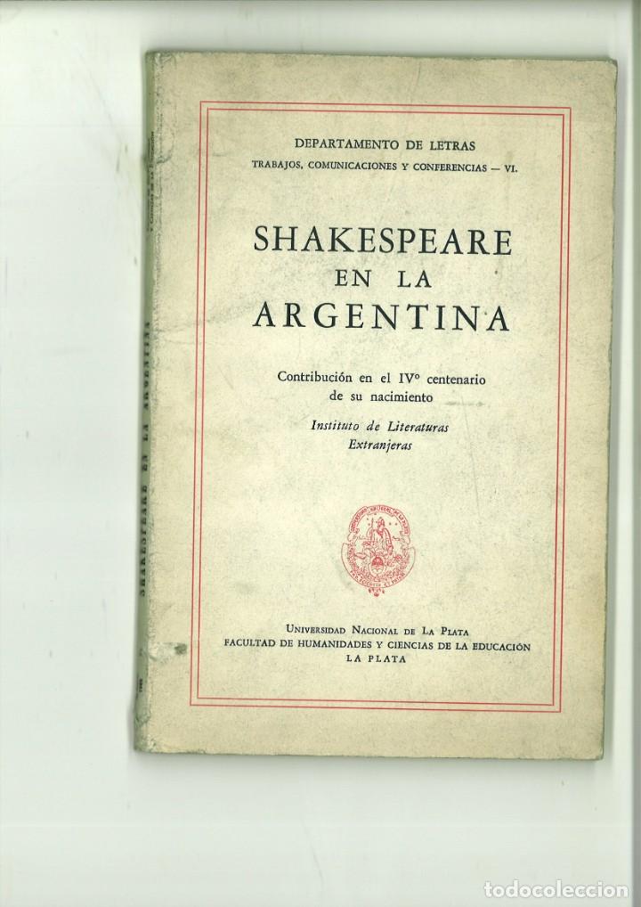 Libros: SHAKESPEARE EN LA ARGENTINA. Varios - Foto 1