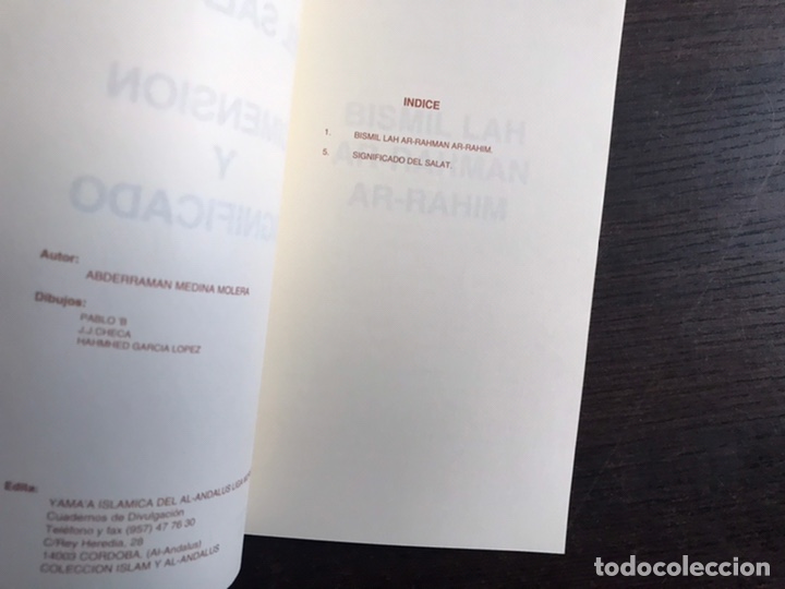 Libros: El Salat. Dimensi&oacute;n y significado. Raro. Dif&iacute;cil - Foto 4