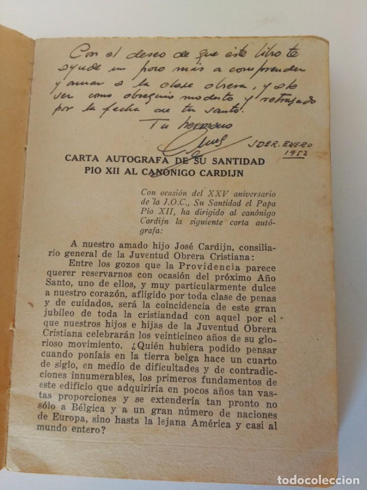 Libros: Libro la hora de la clase obrera, 1951, con dedicatoria - Foto 3