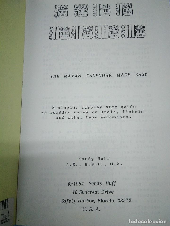 Libros: The mayan calendar made easy. Sandy Huff. 1984 Ingl&eacute;s - Foto 3