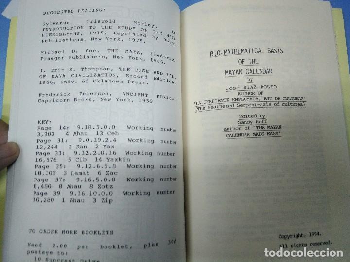 Libros: The mayan calendar made easy. Sandy Huff. 1984 Ingl&eacute;s - Foto 4