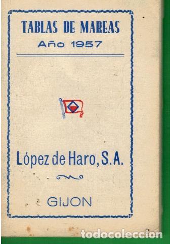 Libros: TABLAS DE MAREAS. A&Ntilde;O 1957. - Foto 1