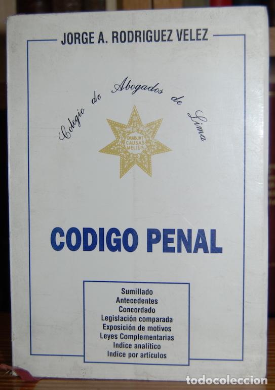 Libros: CODIGO PENAL - RODRIGUEZ VELEZ, Jorge A. - Foto 1