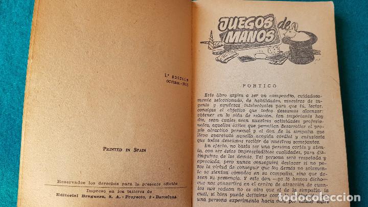 Libros: LIBRO JUEGOS DE MANOS (1955) EDITORIAL BRUGUERA - Foto 5