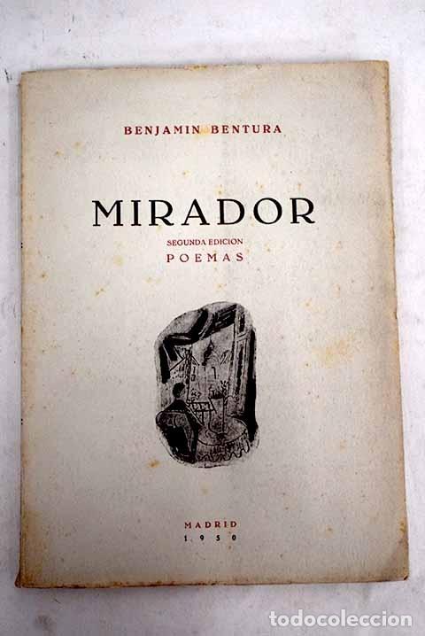 Libros: Mirador: Poemas.- Bentura, Benjam&iacute;n - Foto 1