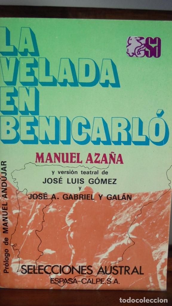 Libros: LA VELADA EN BENICARL&Oacute; (Versi&oacute;n teatral) - MANUEL AZA&Ntilde;A - Foto 1