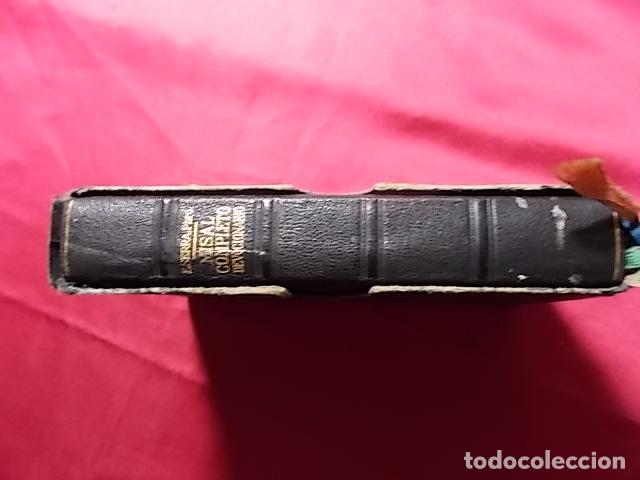 Libros: MISAL ROMANO COMPLETO Y DEVOCIONARIO. EUDALDO SERRA. BALMES 1955 CON SU FUNDA - Foto 2