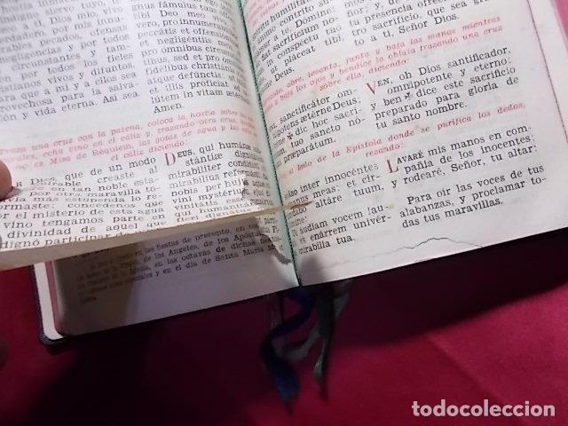 Libros: MISAL ROMANO COMPLETO Y DEVOCIONARIO. EUDALDO SERRA. BALMES 1955 CON SU FUNDA - Foto 8