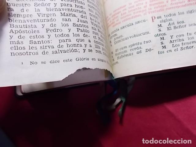 Libros: MISAL ROMANO COMPLETO Y DEVOCIONARIO. EUDALDO SERRA. BALMES 1955 CON SU FUNDA - Foto 9