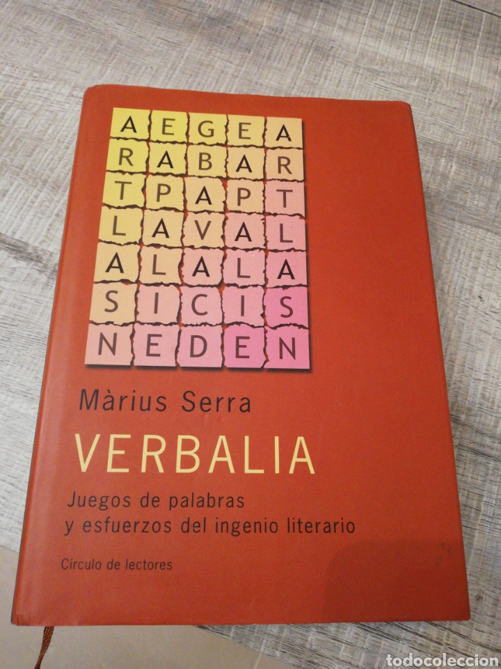 Libros: Verbalia, Marius serra, Circulo de Lectores - Foto 1