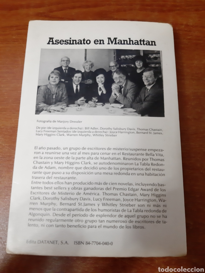 Libros: Libro Asesinato en Manhattan (Ed. Datanet) - Foto 2
