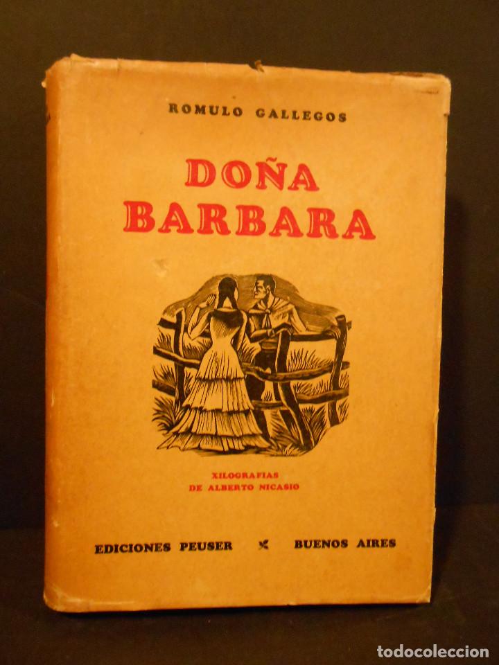 Libros: GALLEGOS, R&oacute;mulo.- - Do&ntilde;a Barbara. - Foto 1