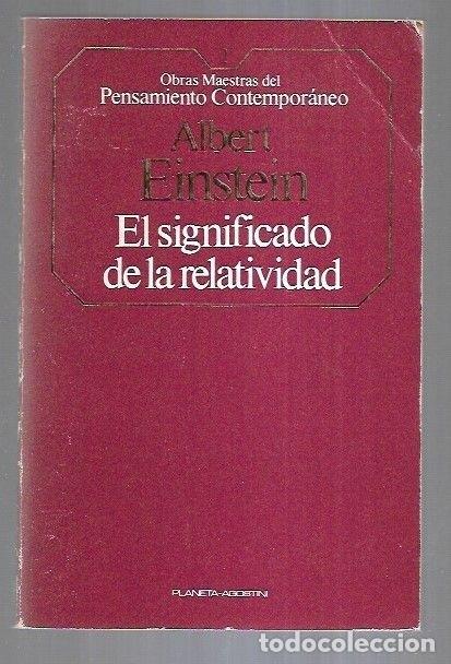 Libros: SIGNIFICADO DE LA RELATIVIDAD - EL - EINSTEIN, ALBERT - Foto 7