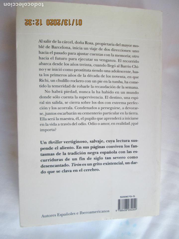 Libros: TIR&Oacute;N - LUIS ONDARRA - PLANETA 1&ordf; EDICI&Oacute;N 2000. - Foto 2