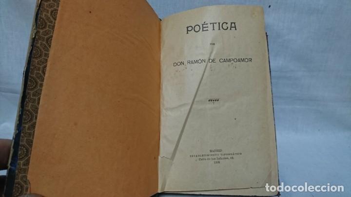 Libros: PO&Eacute;TICA, RAM&Oacute;N DE CAMPOAMOR, 1903 - Foto 1