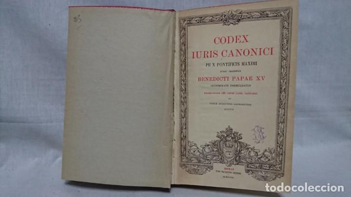 Libros: CODEX IURIS CANONICI, 1918 - Foto 1