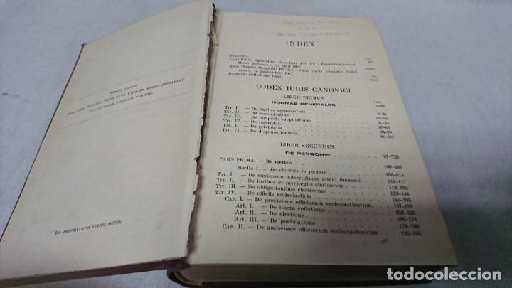 Libros: CODEX IURIS CANONICI, 1918 - Foto 5