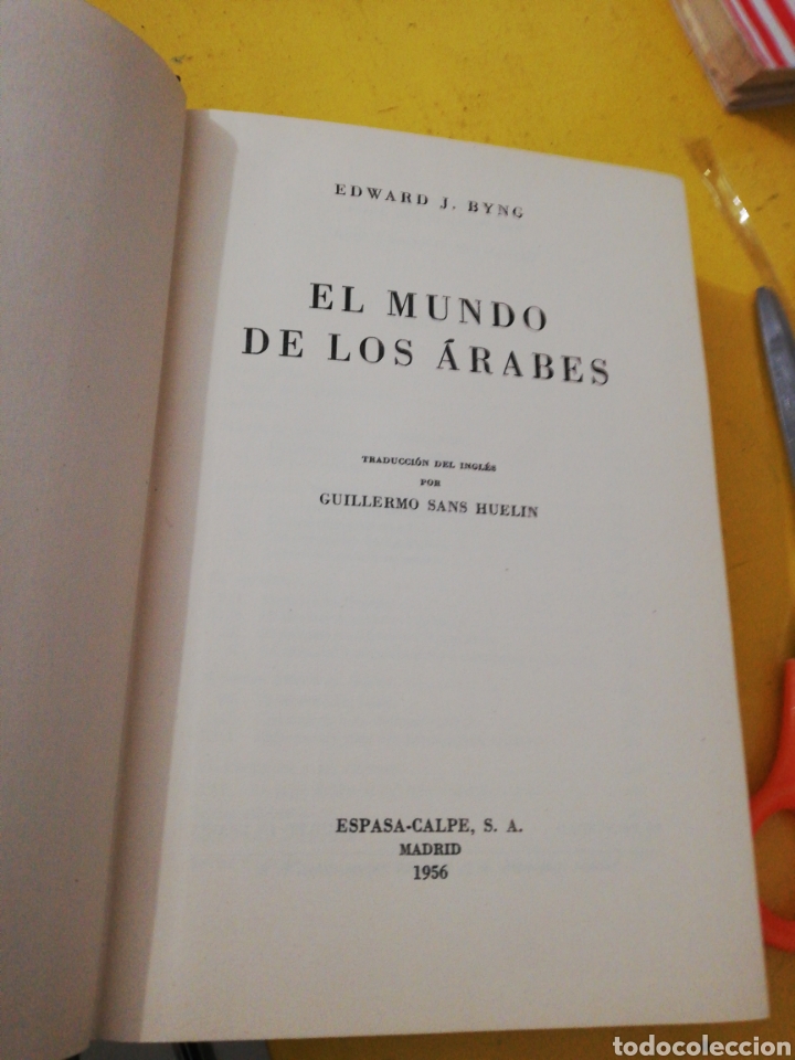 Libros: El mundo de los &aacute;rabes, editorial Espasa calpe - Foto 2
