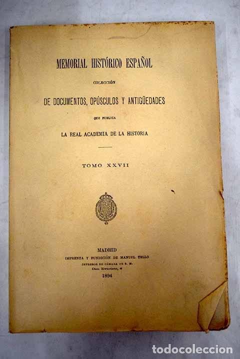 Libros: Memorial hist&oacute;rico espa&ntilde;ol: colecci&oacute;n de documentos - Foto 1